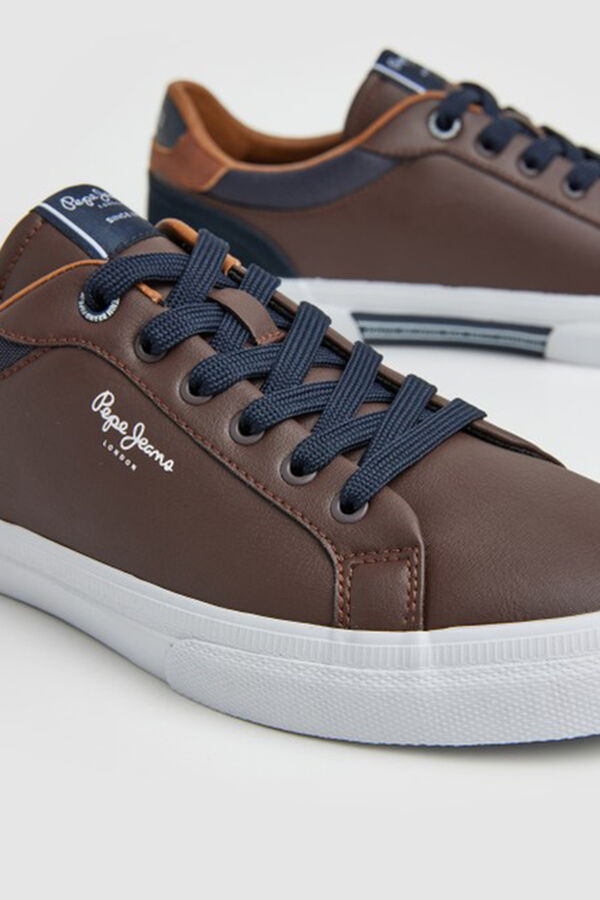 Springfield Kenton Court combined trainers brown