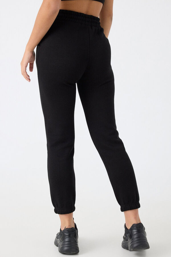 Solada Pantalón jogger de felpa de canalé para mujer: a la venta a 11.99€  en