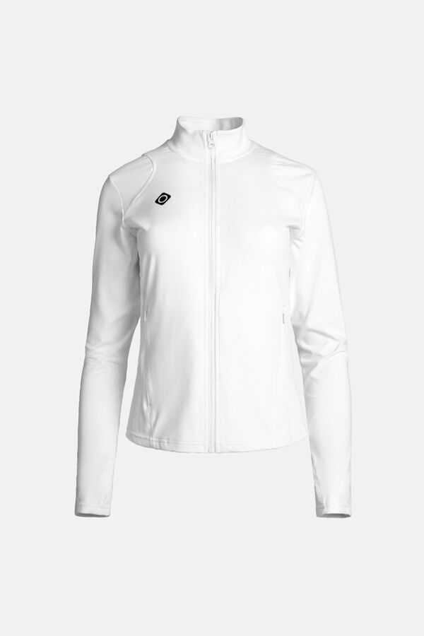 Izas Lightweight zip-up jacket white