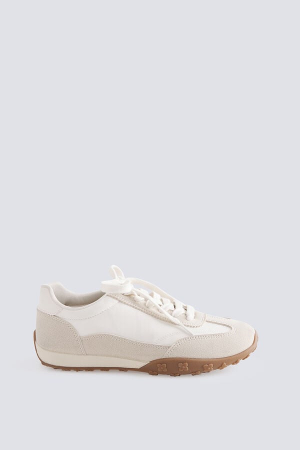 Springfield Glitter star sneakers white