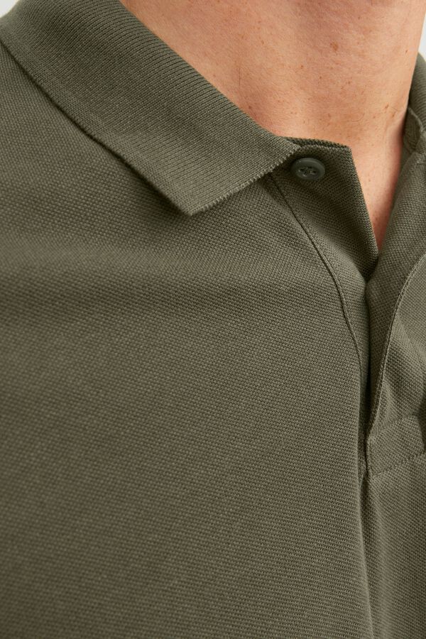 Jack & Jones Piqu&eacute; slim fit polo shirt green