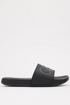 Springfield Pool/beach slider sandal noir