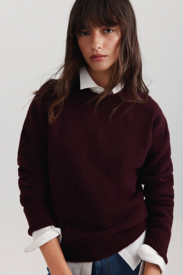 Springfield Basic knit jumper printed