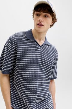 Jack & Jones Polo em malha relaxed fit em algod&atilde;o