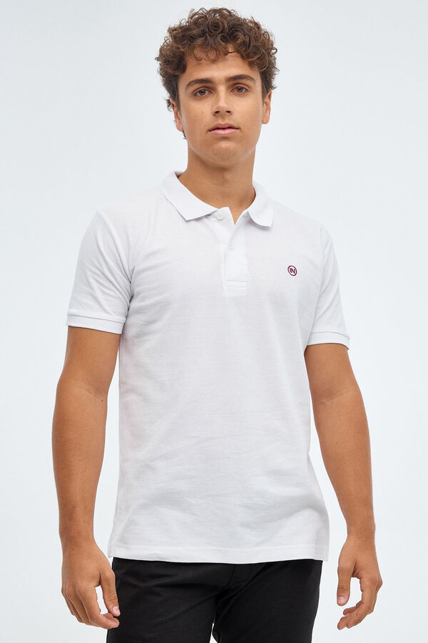 Inside Polo B&aacute;sico blanco