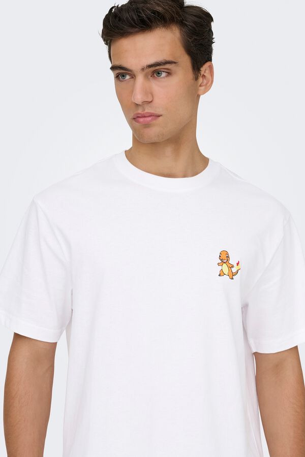 Only & Sons Short-sleeved T-shirt white