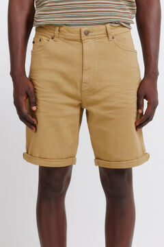 Springfield Washed 5-pocket slim fit Bermuda shorts