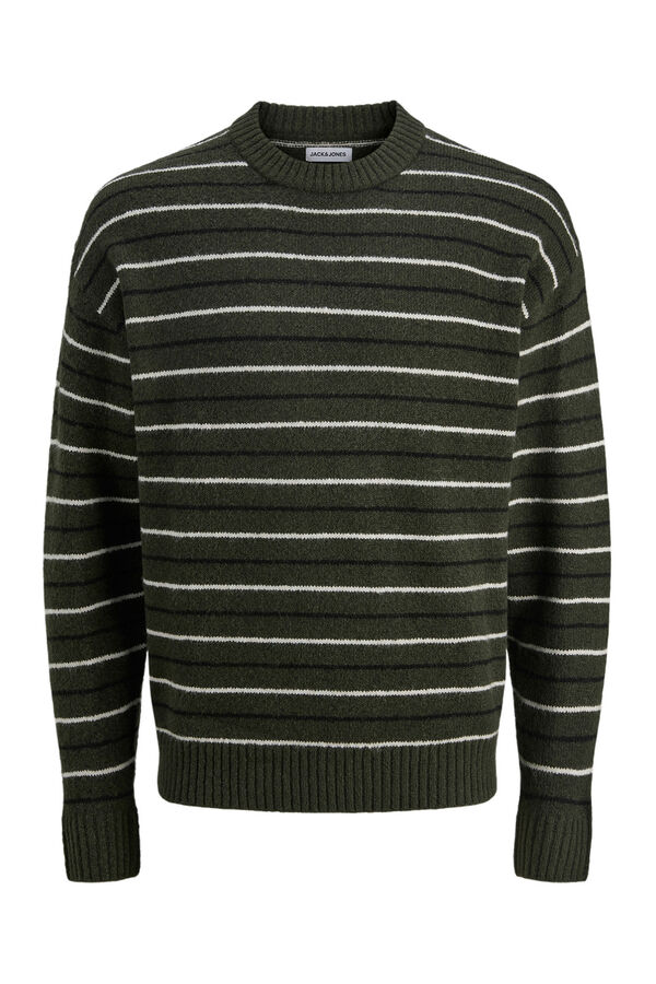 Jack & Jones Strick- Pullover​ Gr&uuml;n