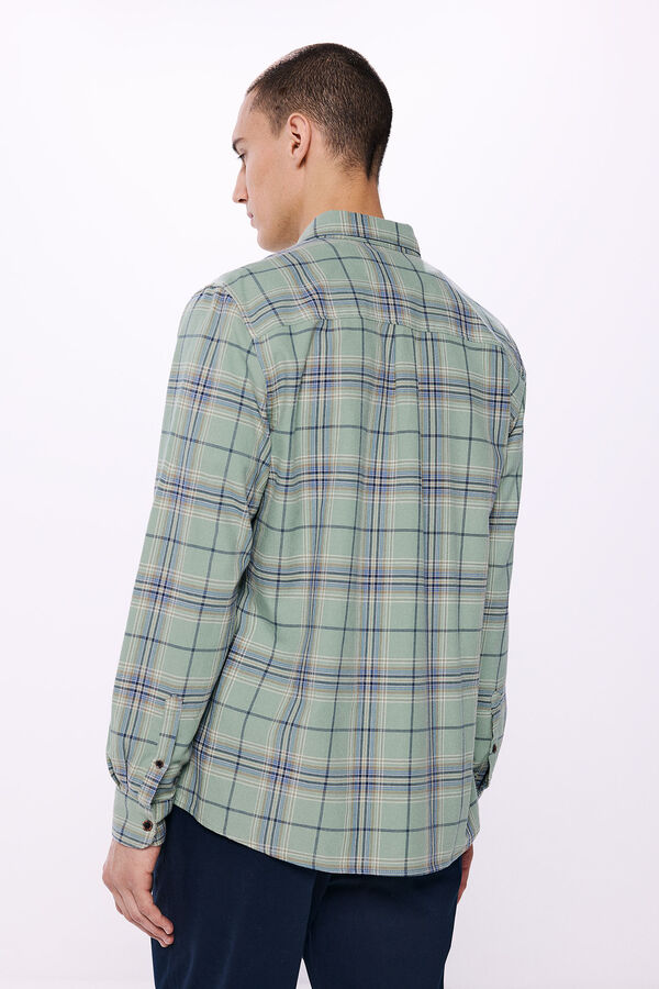 Springfield Checked shirt green