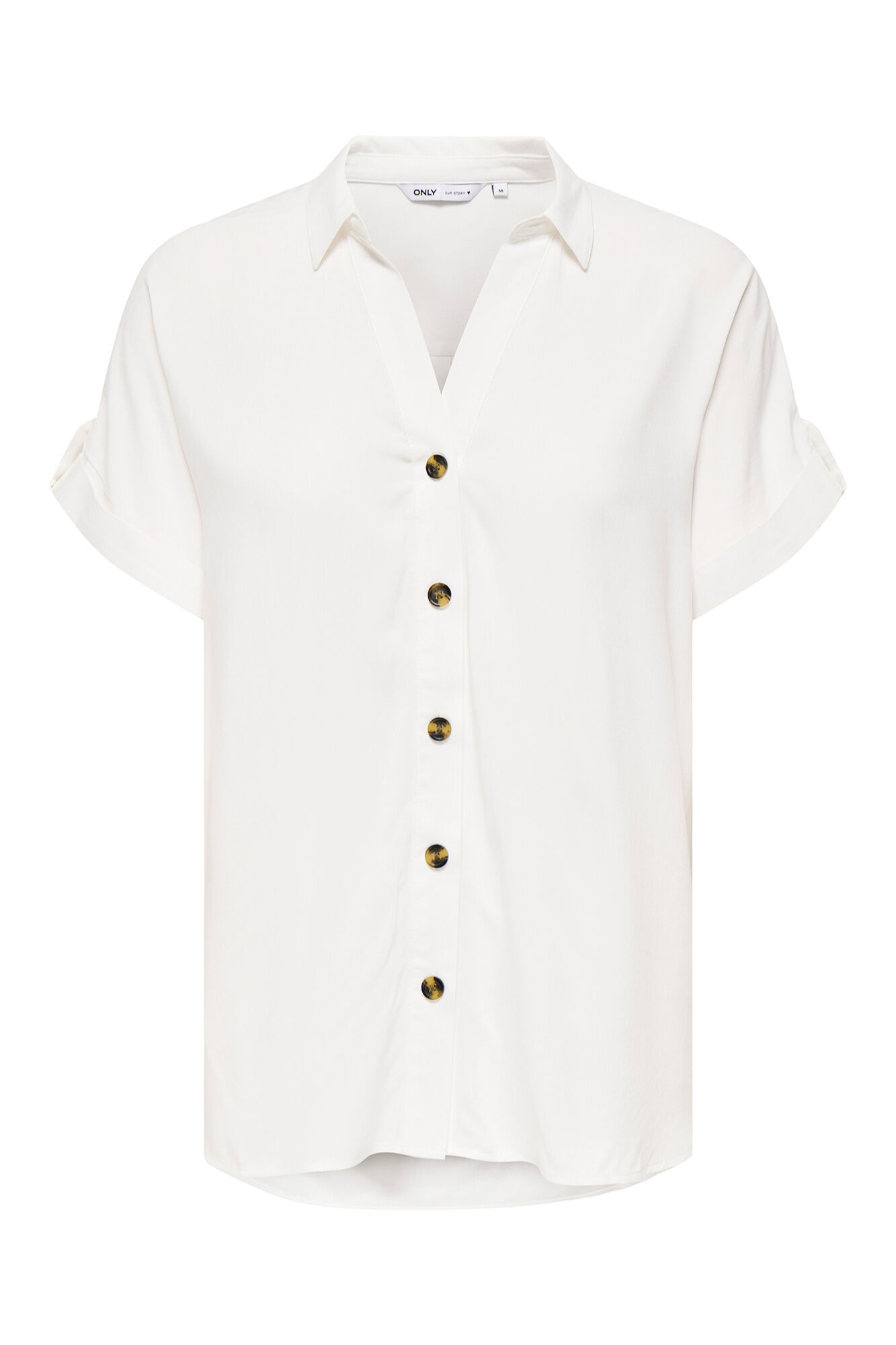 Only Camisa manga corta fluida