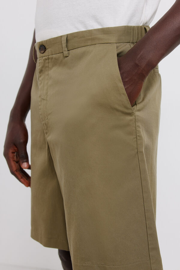 Springfield Fluid wide fit Bermuda shorts beige