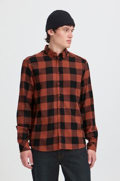 Blend Camisa em algod&atilde;o de manga comprida