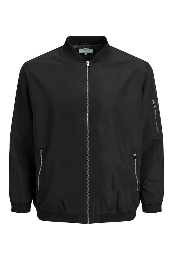 Jack & Jones PLUS Jaqueta bomber leve preto