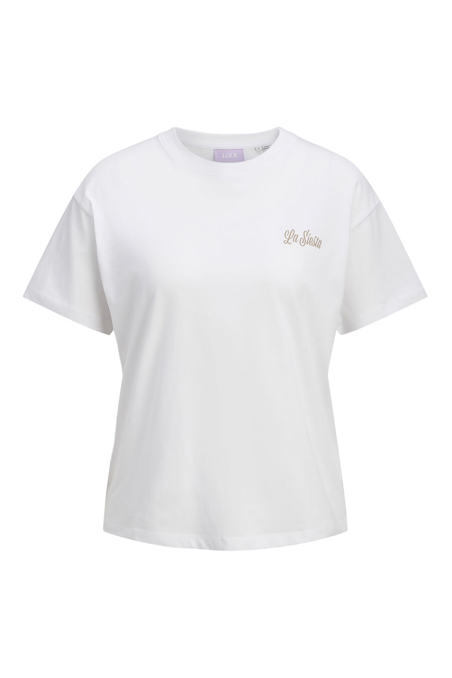 Camiseta relaxed de cuello redondo