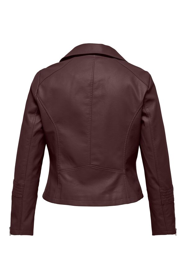 Only Carmakoma Plus size biker jacket printed