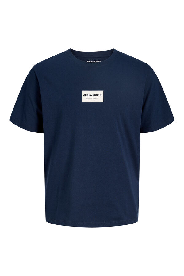 Jack & Jones Cotton short sleeve T-shirt blue