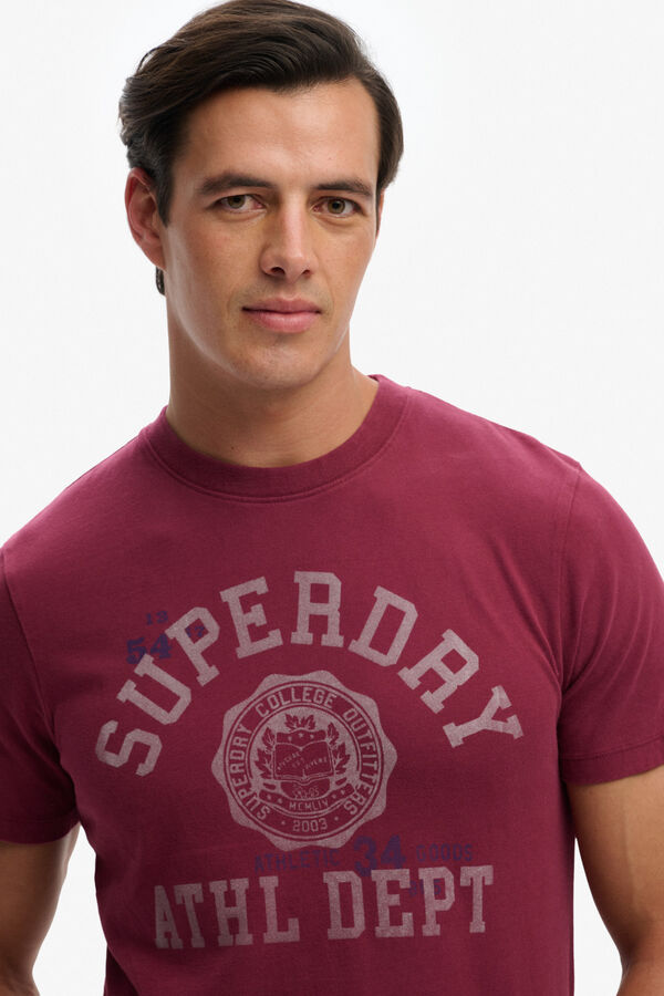 Superdry University graphic short-sleeved T-shirt printed