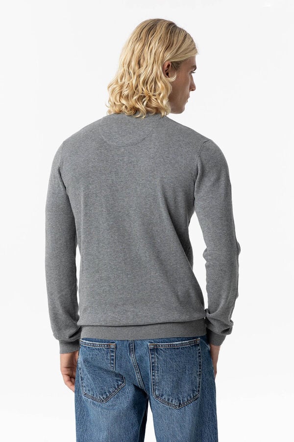 Springfield Basic Knitted Pullover gray