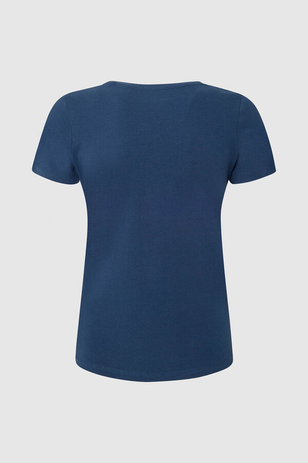 Pepe Jeans Slim-fit logo t-shirt blue