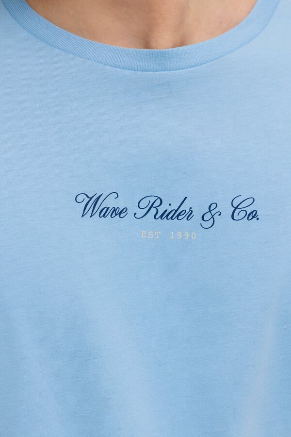 JJ REBEL Relaxed Fit T-Shirt Blau