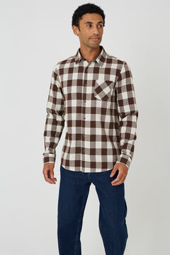 Brave Soul Camisa de flanela aos quadrados