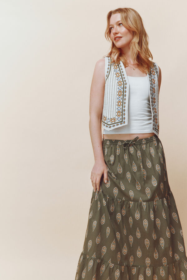 Springfield Fuerteventura skirt printed