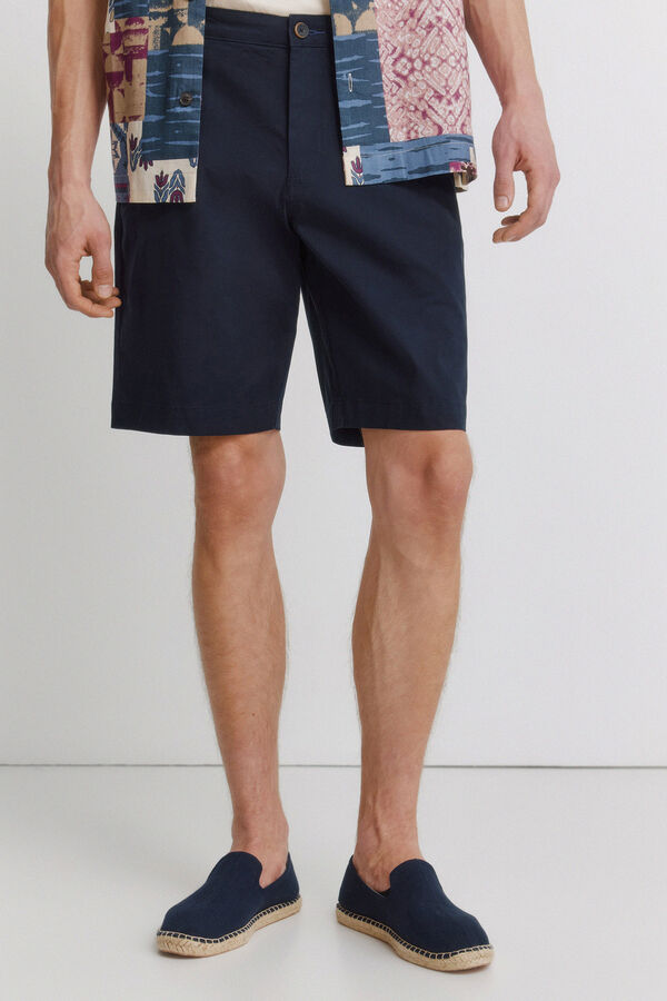 Springfield Comfort fit Bermuda shorts blue