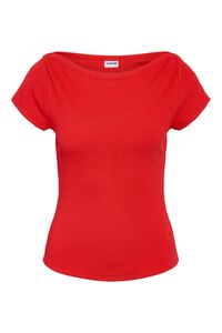 Noisy May Camiseta de manga corta con cuello barco