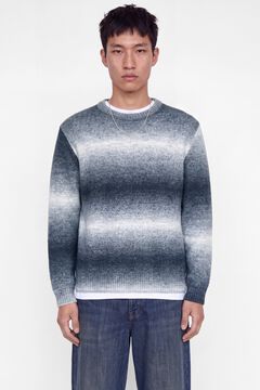 Jack & Jones Relaxed Rundhals-Pullover Blau