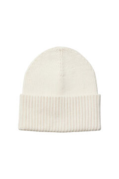 Springfield Fine knit hat white