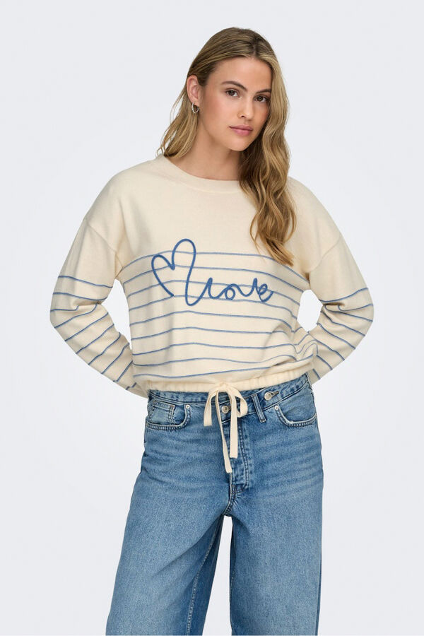 Only Jersey with front text marron