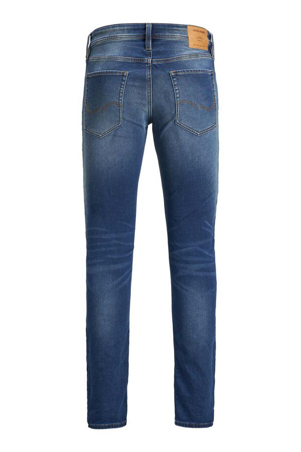 Springfield Glenn slim fit tapered jeans kék