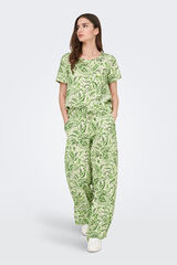 JDY Pantal&oacute;n largo ancho blanco