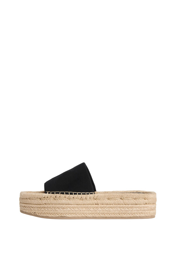 CK Jeans Platform espadrilles black