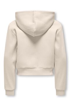 Only Girls Sweatshirt com capuz e fecho-&eacute;clair