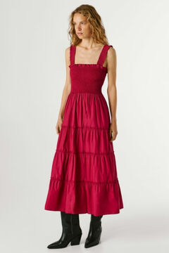 Pepe Jeans Vestido largo manga corta