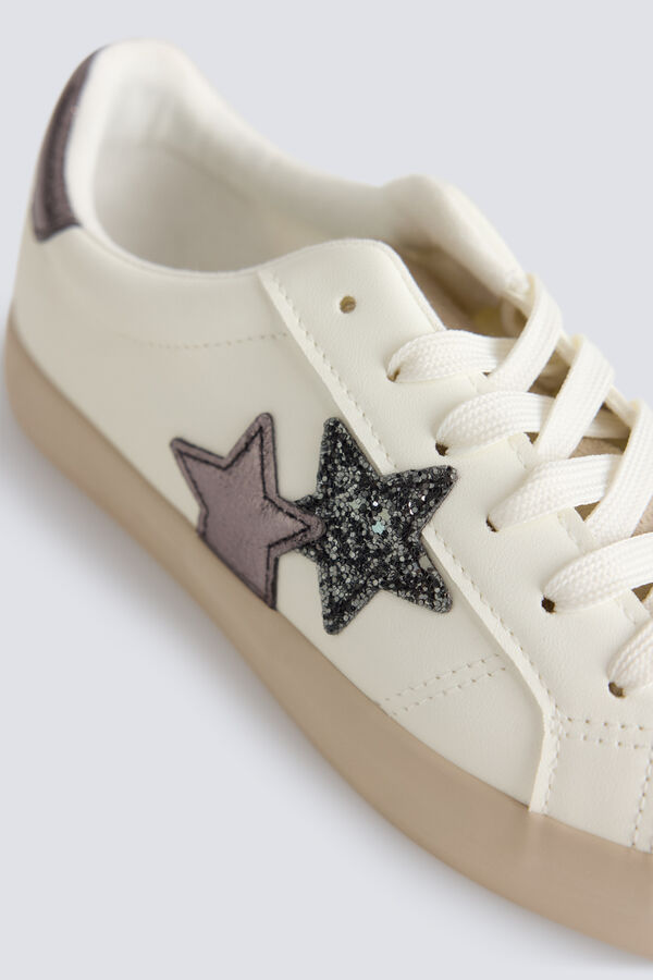 Springfield Shiny star slippers white