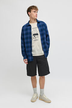 JJ REBEL Relaxed fit cargo Bermuda shorts