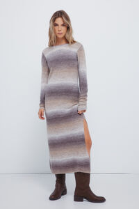 Springfield Space dye jersey-knit midi dress