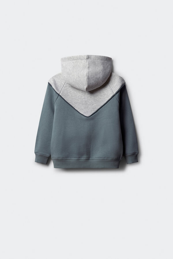 Springfield Kids Sweatshirt com capuz para menino azul