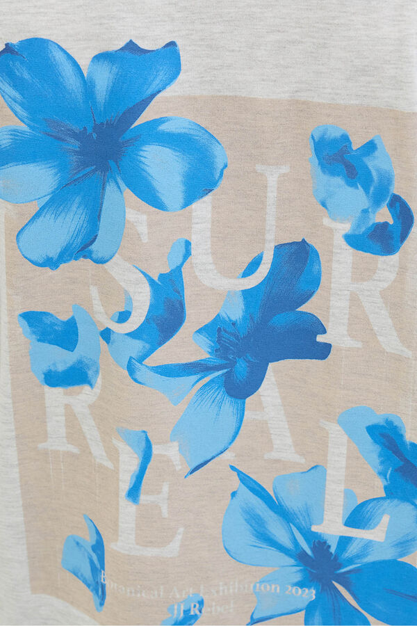 JJ REBEL Camiseta back print blanco