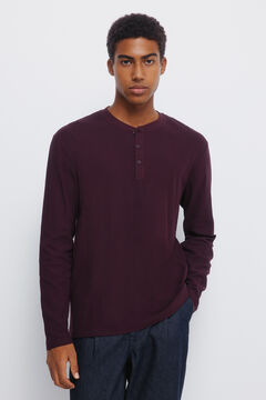 Springfield sleeve Henley T-shirt