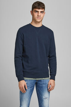 Springfield Single-colour sweatshirt navy