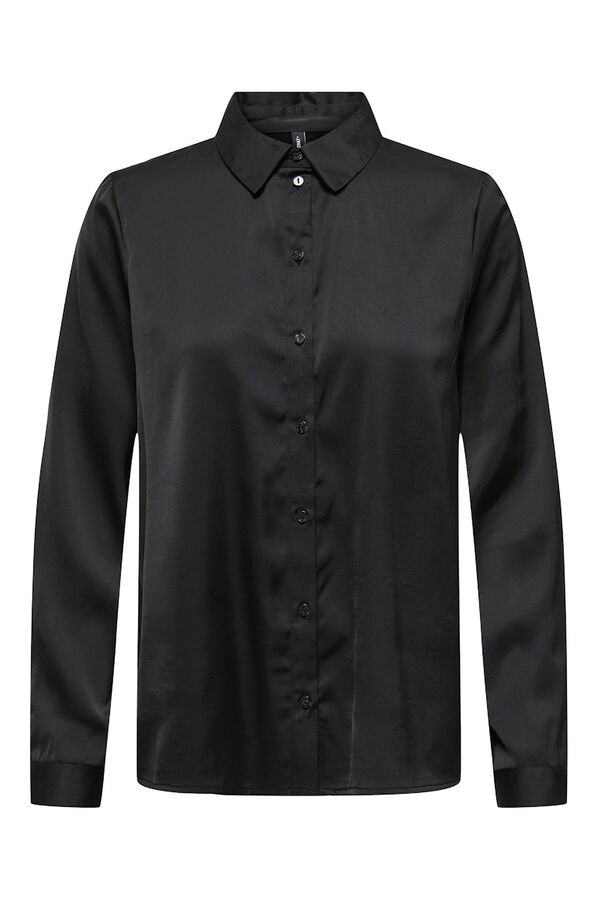 Only Satin shirt Crna