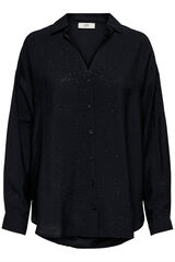 JDY long sleeve lurex shirt Crna