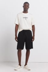 Springfield Fleece Bermuda shorts black