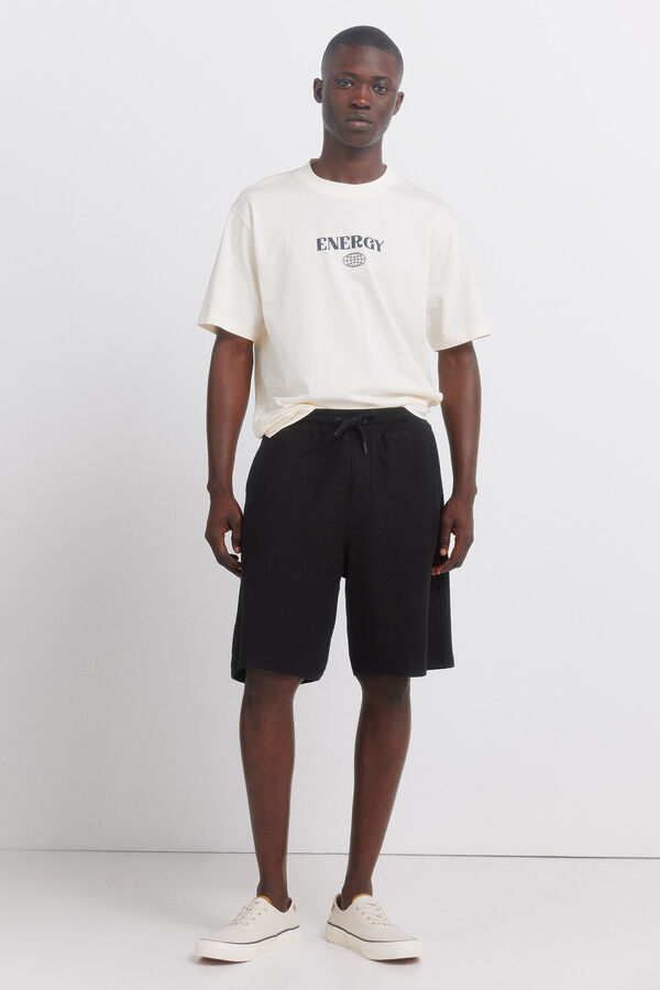 Springfield Fleece Bermuda shorts black