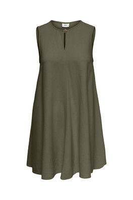 Vestido corto lino