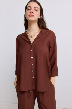 Springfield V-neck blouse
