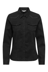 Only Camisa jeans cravejada